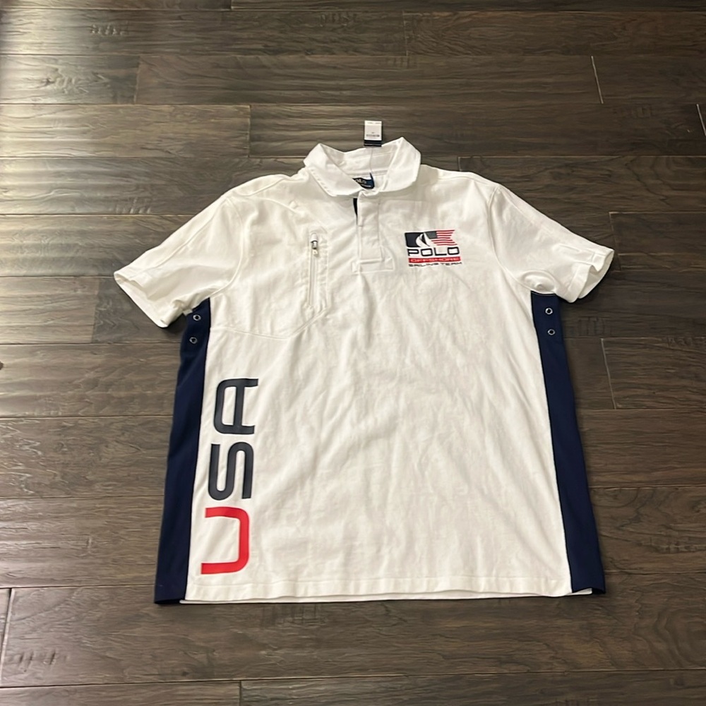 Polo Ralph Lauren P15 USA Offshore Sailing Team Shirt Mens Size XL
